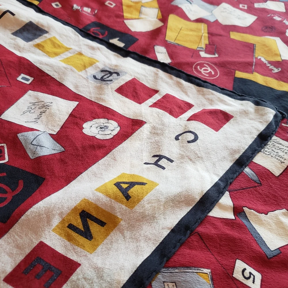 CHANEL vintage scarf